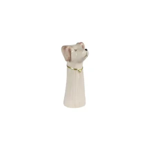 Hunde vase, Beige