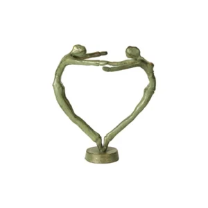 Hjerte metalfigur i iret jern