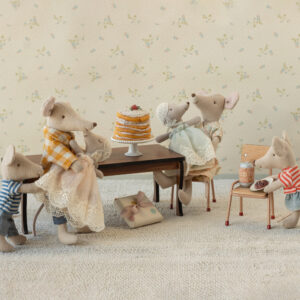 Alternative view of Baby Mus i dåbskjole, Lys blå