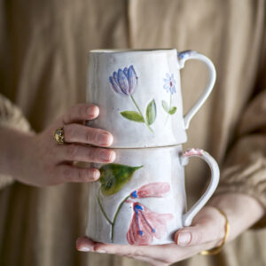 Alternative view of Camilla Krus, Multifarvet, Stentøj - Pink