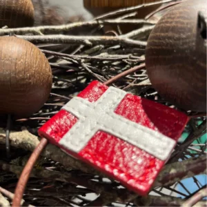 Alternative view of Snoren - Mini flag, Læder