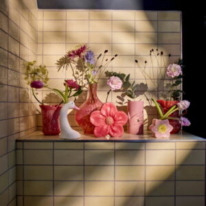 Alternative view of Keramik vase - Flower Design