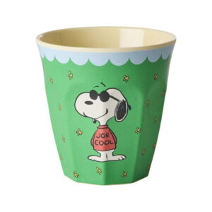 Melamin krus - Snoopy - Grøn