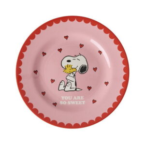 Snoopy tallerken - Pink
