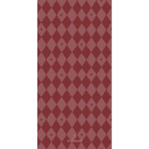 Serviet 10x20 cm harlekin m/hjerter 16 stk/pk