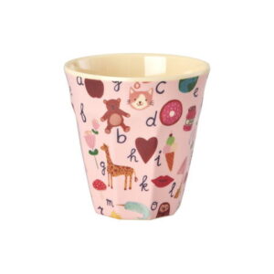 Melamin kop - ABC - Pink