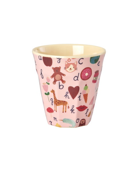 Melamin kop - ABC - Pink