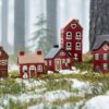 Hus t/fyrfadslys Stillenat kælk ved døren - Billede 3