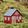Hus t/fyrfadslys Stillenat kælk med julegaver - Billede 2