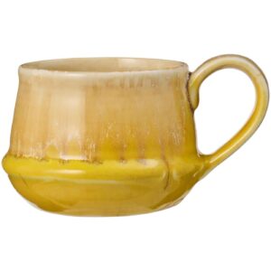 Krus m/hank Kalmar mustard og gult farvespil