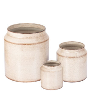 Azura outdoor pot, Lille - Creme