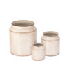 Azura outdoor pot, Stor - Creme