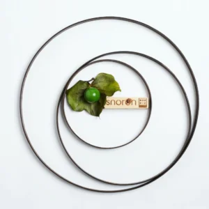 SNOREN MINI - Jern ring, sort