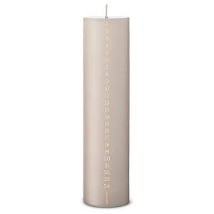 ester & erik kalenderlys - linen grey