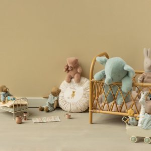 Alternative view of Teddy plush bamse, Lille - Vintage rosa