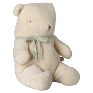 Teddy plush bamse, Medium - Off white