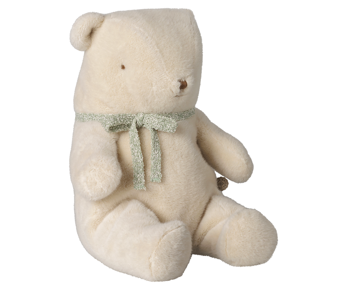 Teddy plush bamse, Medium - Off white