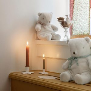 Alternative view of Teddy plush bamse, Medium - Off white