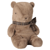 Teddy plush bamse, Stor - Mørk mushroom