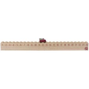 Julekalender 1-24 ladbil m/juletræ