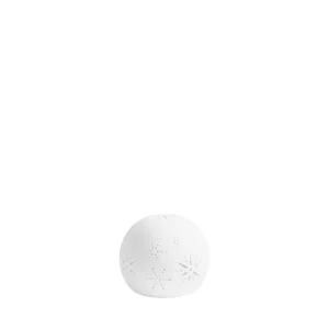 Ceramic light dome, Nordic white, 9x10 cm