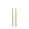 LED taper candle, Pearl ivory, Smooth, 2-pack, 2,3x25 cm