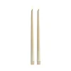 LED taper candle, Pearl ivory, Smooth, 2-pack, 2,3x32 cm